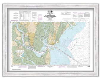 St SIMON and JEKYLL ISLAND, Georgia  -  2018 Nautical Chart