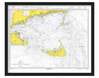 0356-Chart of Nantucket Sound & Approaches 1968