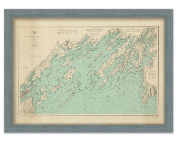 Casco Bay Nautical Chart