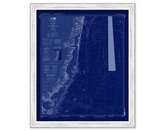 Sea Grit to Little Egg Inlet, New Jersey  -  2012 Nautical Chart Blueprint