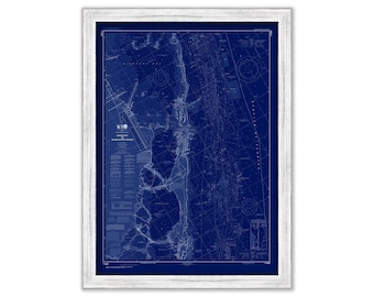 Sands Key to Blackwater Sound, Florida  -  2017 Nautical Chart Blueprint