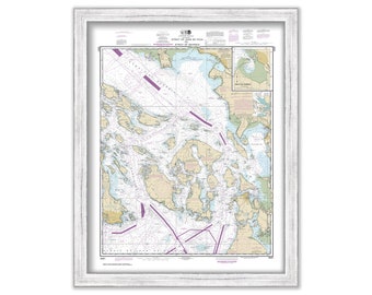 Strait of Georgia and Strait of Juan De Fuca, Washington  -  2017 Nautical Chart