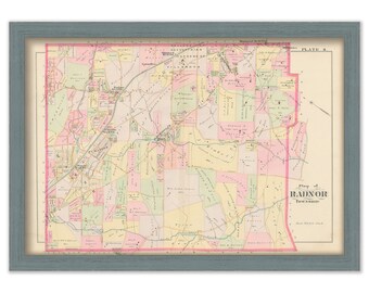 RADNOR, Pennsylvania - 1892 Map