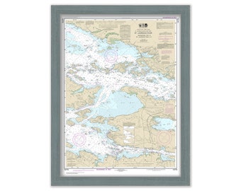 SAINT LAWRENCE RIVER, New York - The Thousand Islands - Gananoque, Ontario to Saint Lawrence Park, New York - Nautical Chart 2019