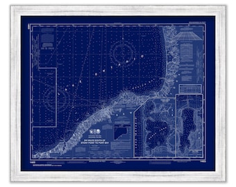 Six Miles South of Stony Point to Port Bay, New York - 2015 Nautical Chart Blueprint