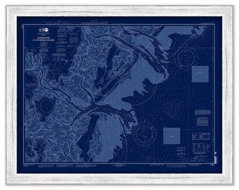OSSABAW and St CATHERINE SOUND, Georgia  -  2011 Blueprint Nautical Chart