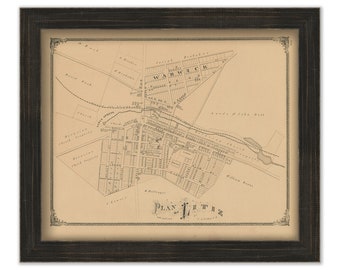 LITIZ, Pennsylvania 1875 Map - Replica or GENUINE ORIGINAL