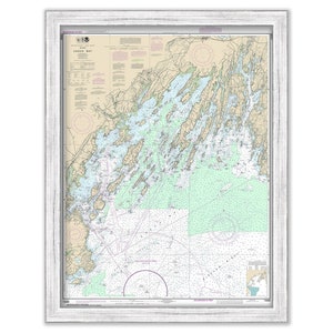 CASCO BAY, Maine - Nautical Chart 2016