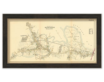 KINGSTON, Massachusetts - 1903 Map
