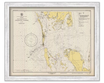 GASPARILLA ISLAND, Florida  -   1946 Nautical Chart