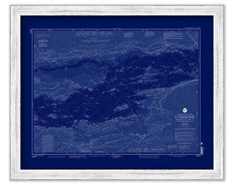 Butternut Bay, Ontario to Ironsides Island, New York - 2004 Nautical Chart Blueprint