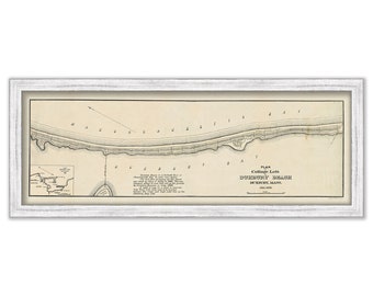 DUXBURY BEACH, Massachusetts - Plan of Cottage Lots 1888