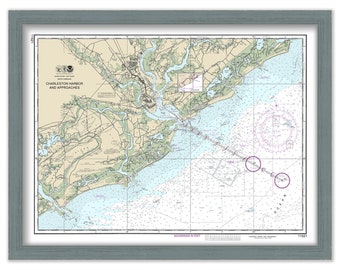 CHARLESTON HARBOR, South Carolina - Nautical Chart 2015
