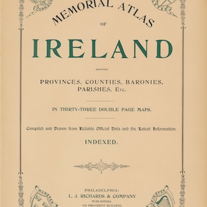 MAP of IRELAND 1901 Replica or - Il 300x300.1870265117 Etnq 