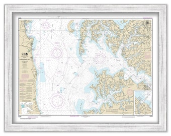 CHESAPEAKE BAY, Choptank River and Herring Bay, Maryland  -  2018 Nautical Chart
