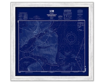 Eastern Entrance to Nantucket Sound, Massachusetts -  2014 Nautical Chart Blueprint