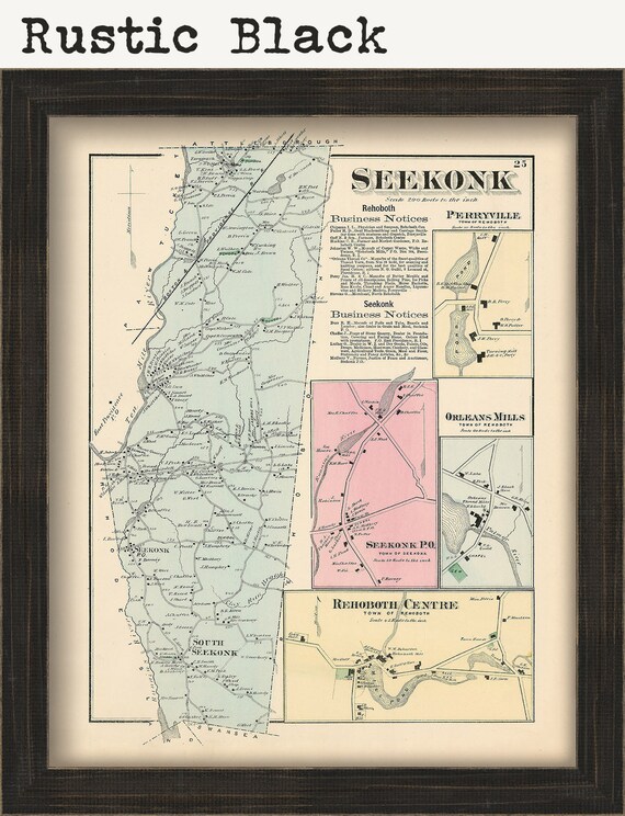 Seekonk Ma Plat Maps
