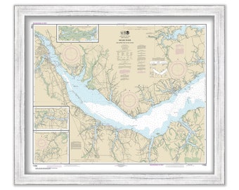 NEUSE RIVER, North Carolina  -   2018 Nautical Chart