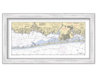 FIRE ISLAND and Great South Beach, Long Island, New York 2003 NOAA Chart