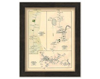 Villages of Osterville, Greenville and Monument, Massachusetts 1880