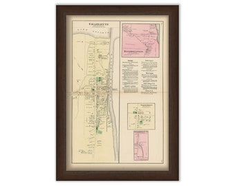 Village of CHARLOTTE, New York 1872 Map
