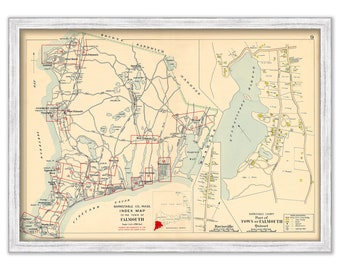 Town of FALMOUTH, Massachusetts 1910