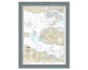 SAINT LAWRENCE RIVER, New York - The Thousand Islands - Round Island to Wolfe Island - Nautical Chart 2019