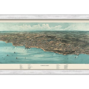 Bird&#39;s Eye View of Plymouth 1910