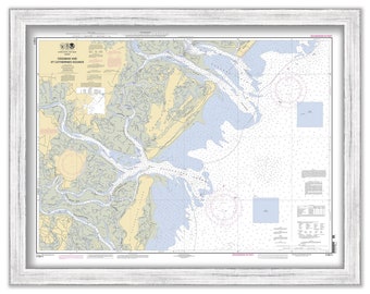 OSSABAW and St CATHERINE SOUND, Georgia  -  2011 Nautical Chart