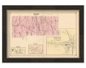 DEWITT, New York -  1874 Map