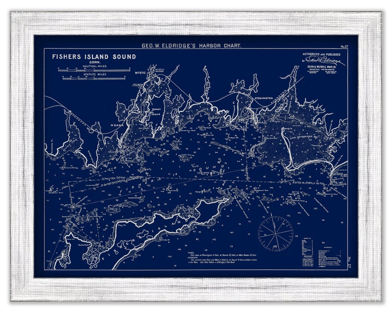 Chart Of Fishers Island Sound