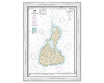 BLOCK ISLAND, Rhode Island - 2013 Nautical Chart