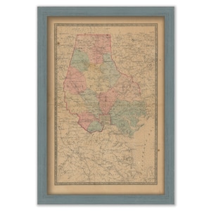 BALTIMORE COUNTY, Maryland 1866 Map, Replica or Genuine Original