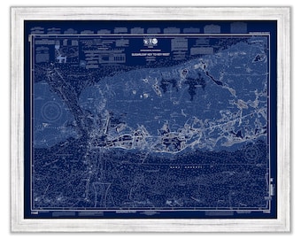 KEY WEST to Sugarloaf Key, Florida  - 2013 NOAA Chart Blueprint