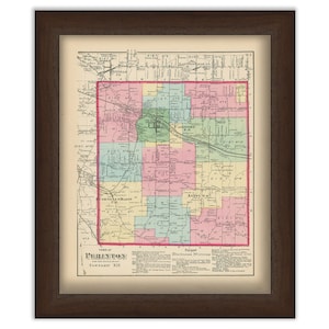 Town of PERINTON, New York 1872 Map