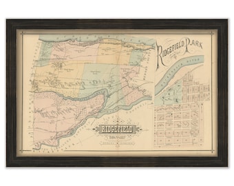 RIDGEFIELD Township, New Jersey 1876 - Replica or GENUINE ORIGINAL
