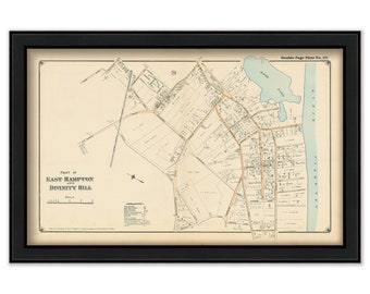 East Hampton - Divinity Hill Map 1916 - 0062