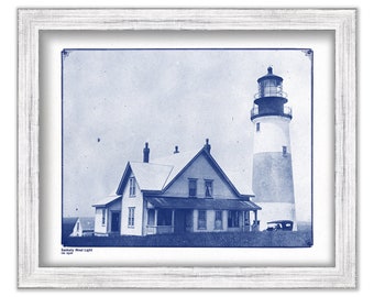 SANKATY HEAD LIGHTHOUSE, Nantucket, Massachusetts - Old Photo 1920