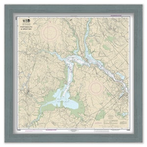 GREAT BAY, New Hampshire - Nautical Chart