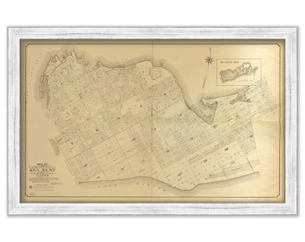 KEY WEST, Florida 1906 Map