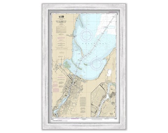 GREEN BAY, Wisconsin - 2015 Nautical Chart by NOAA