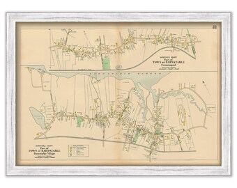 BARNSTABLE Village and CUMMAQUID, Massachusetts 1910