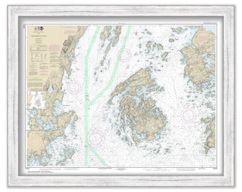 CAMDEN, ROCKPORT and ROCKLAND, Maine - Nautical Chart 2017