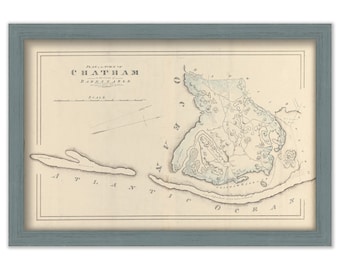 CHATHAM, Massachusetts 1831 Map