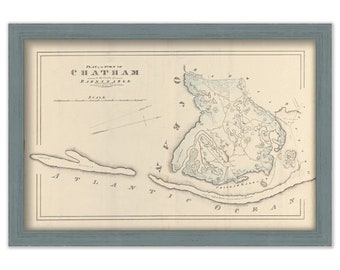 CHATHAM, Massachusetts 1831 Map