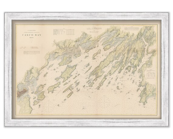 Casco Bay Nautical Chart