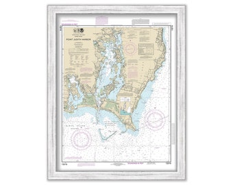 POINT JUDITH HARBOR, Rhode Island - Nautical Chart published in 2014