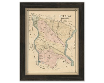 UNION Township, New Jersey 1876 - Replica or GENUINE ORIGINAL