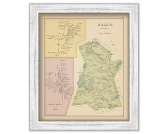 SALEM, New Hampshire 1892 Map