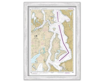 PUGET SOUND-Shilshole to Commencement Bay, Washington  -  2015 Nautical Chart